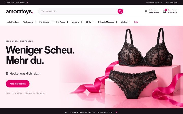 Homepage of amoratoys.de